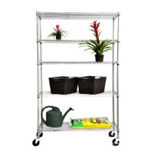 Outdoor ajustável DIY Metal Garden Flower prateleira Rack, Aprovação NSF